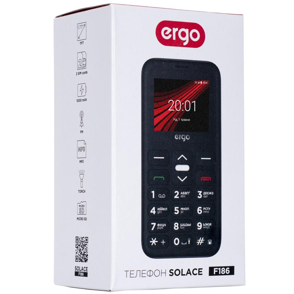 Мобильный телефон Ergo F186 Solace Black изображение 9
