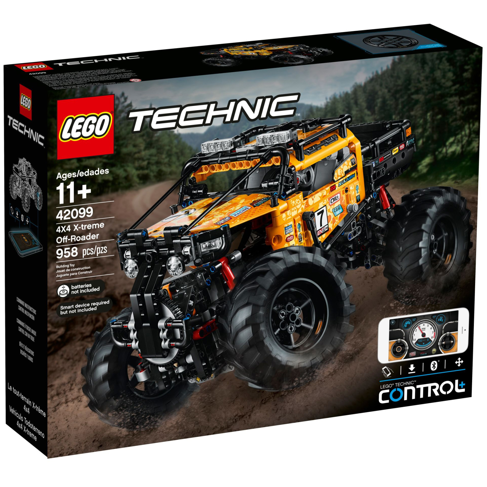 Конструктор LEGO TECHNIC Экстремальный внедорожник 958 деталей (42099)