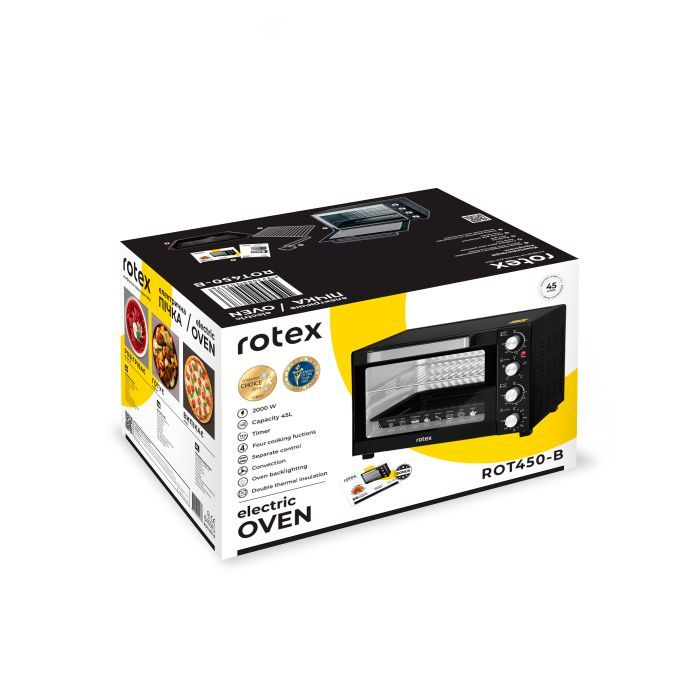 Електропіч Rotex ROT450-B зображення 12