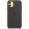 Чохол до мобільного телефона Apple iPhone 11 Silicone Case - Black (MWVU2ZM/A) зображення 4