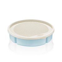 Пищевой контейнер Bager 5 отделений по 400 мл White/Blue (BG-394 B)