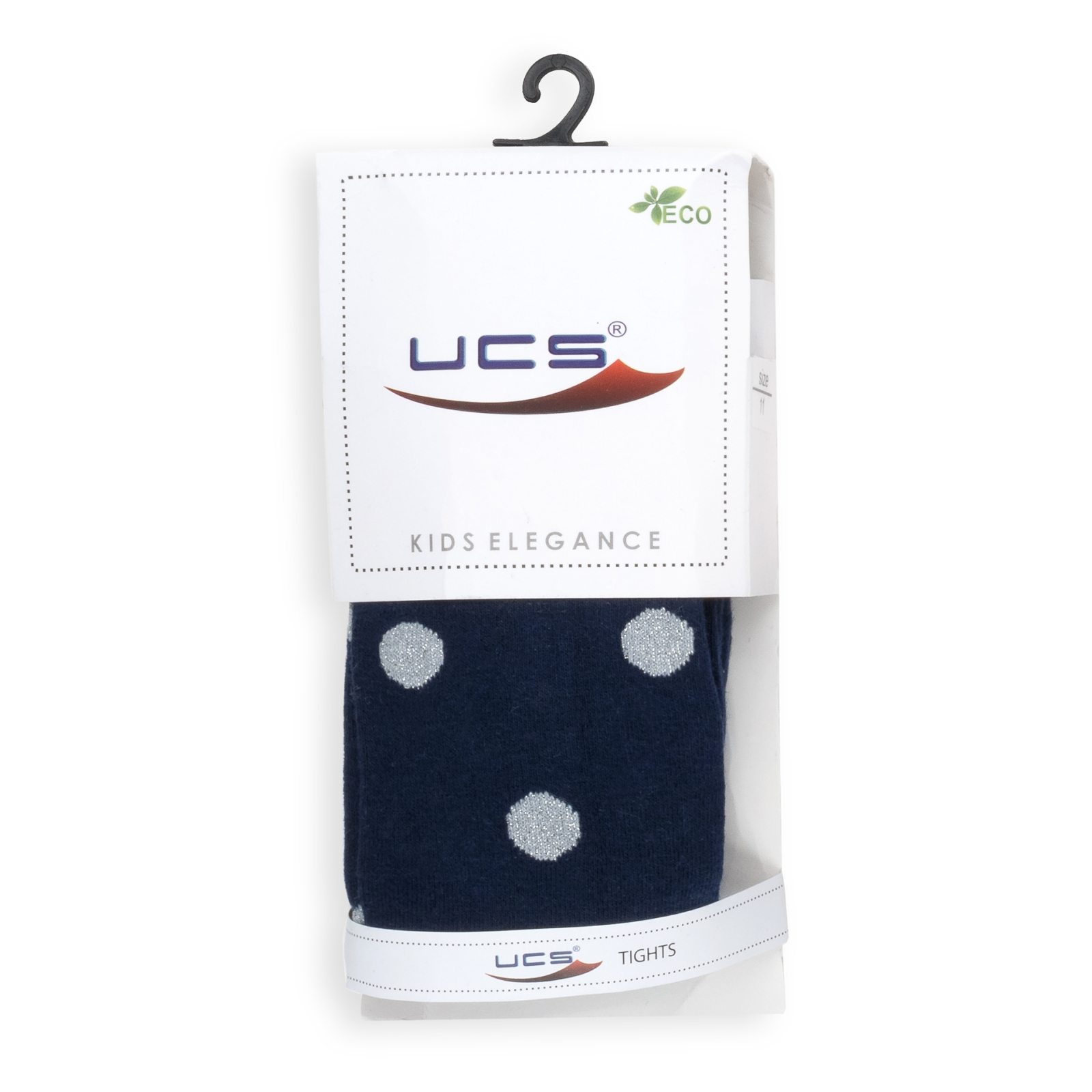 Колготки UCS Socks в горошок з люрексу (M0C0301-2051-9G-blue) зображення 2