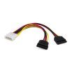 Кабель живлення SATA power 0.2m 2 connectors Vinga (VCPSATA2PW2) зображення 2