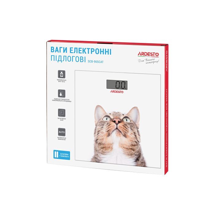 Весы напольные Ardesto SCB-965CAT изображение 6