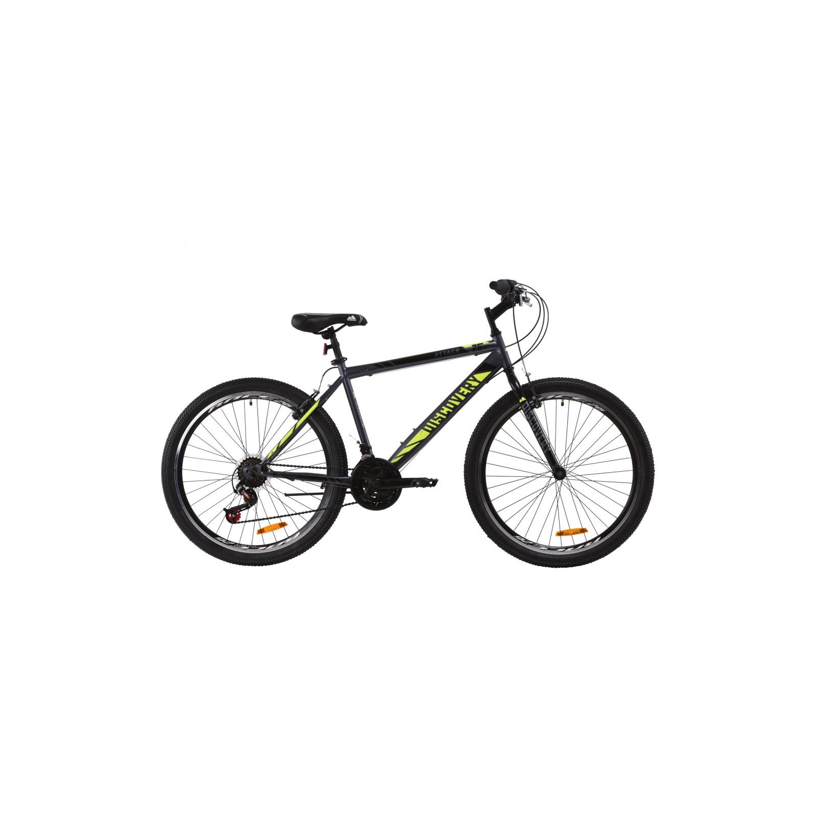 Велосипед Discovery 26" ATTACK Vbr рама-18" St 2020 серо-желтый (OPS-DIS-26-301)
