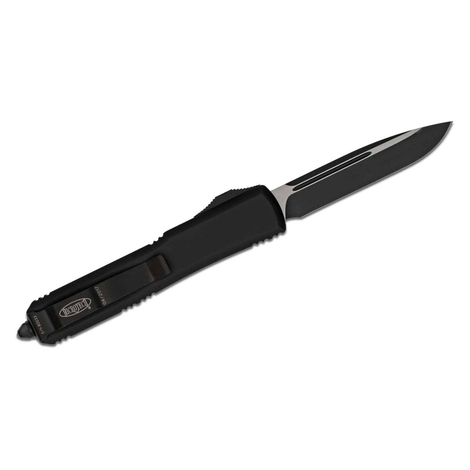 Нож Microtech Ultrtaech Drop Point Black Blade Tactical (121-1T) изображение 2