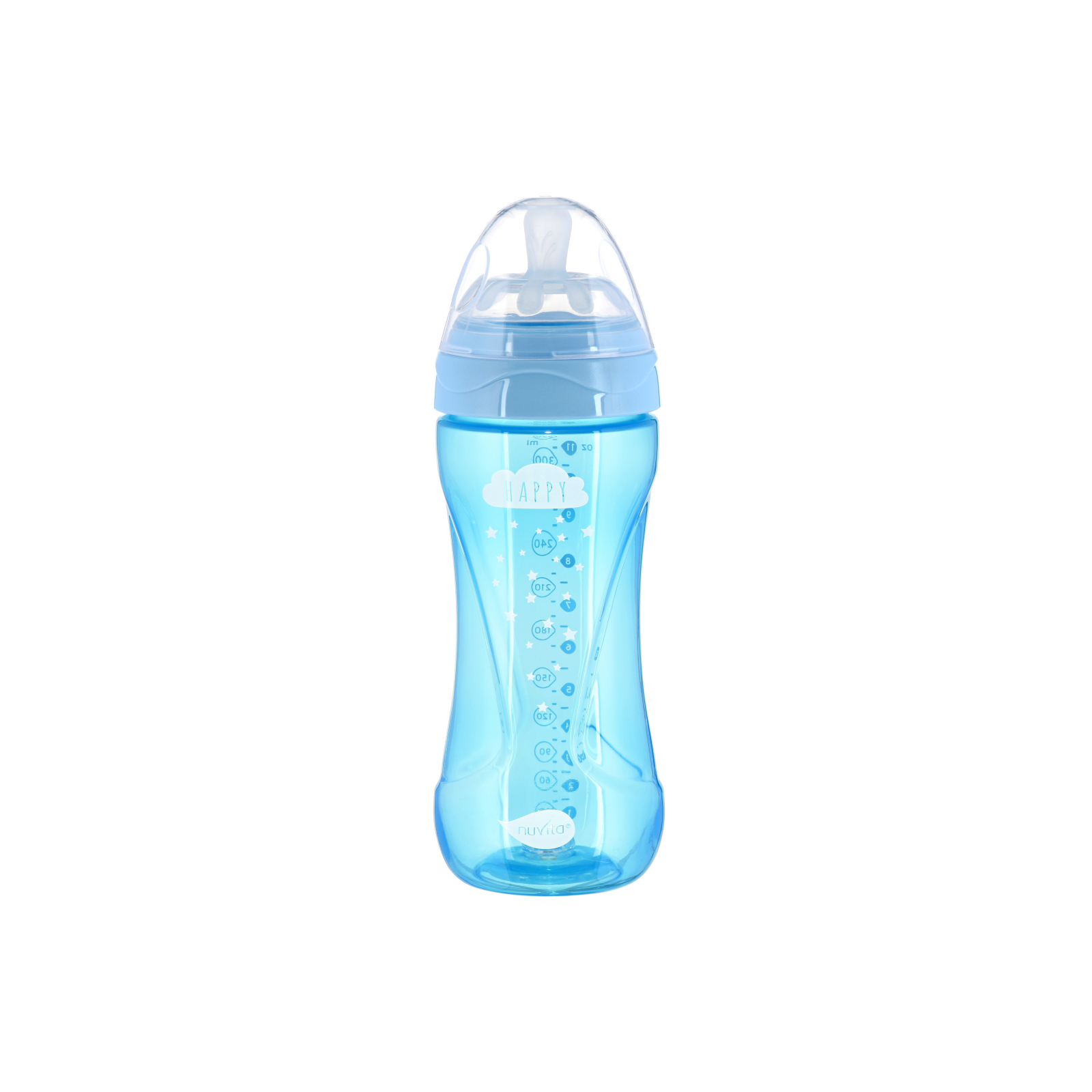 Пляшечка для годування Nuvita Mimic Cool 330мл темно-синя (NV6052NIGHTBLUE)