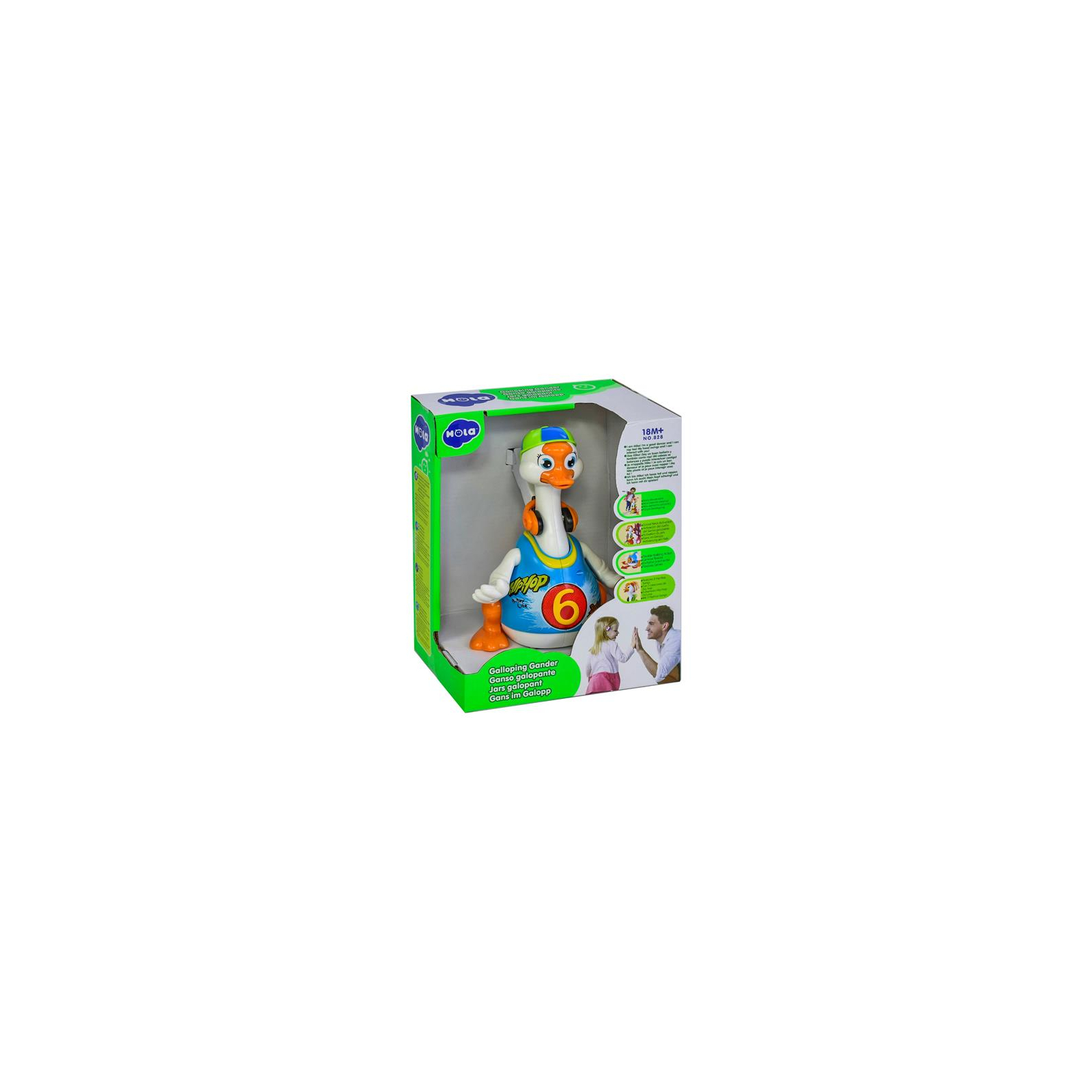 Развивающая игрушка Hola Toys Танцующий гусь (828-blue) изображение 2