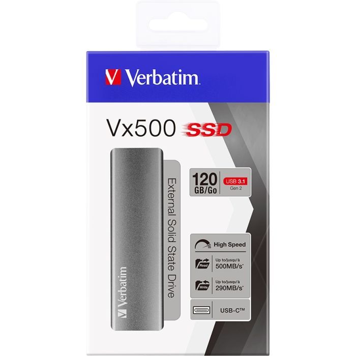 Накопитель SSD USB 3.1 120GB Verbatim (47441) изображение 3