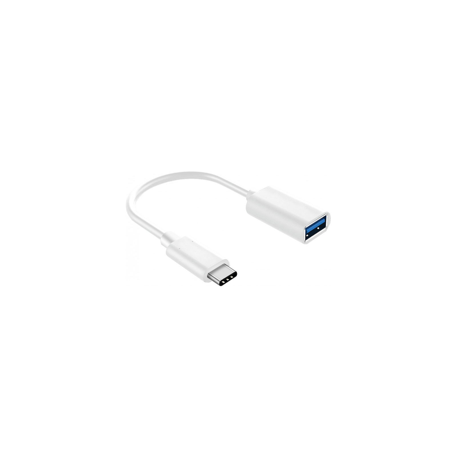 Дата кабель OTG USB 2.0 AF to Type-C white XoKo (XK-AC230-WH)