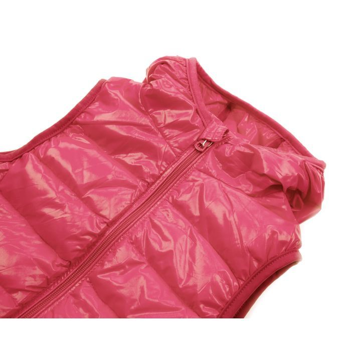 Жилет детский Kurt пуховый с капюшоном (V-HT-580T-116-pink) изображение 3
