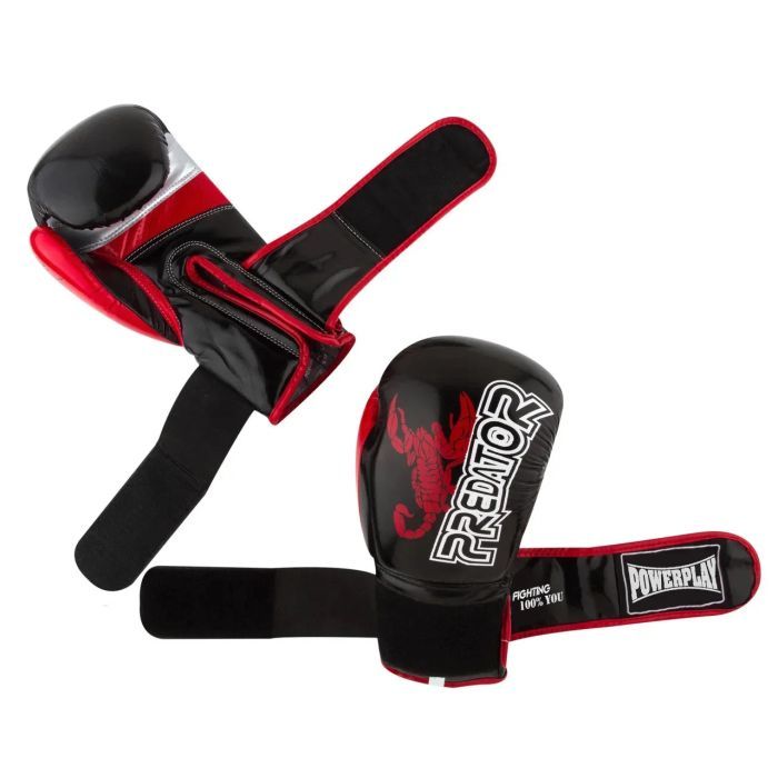 Боксерські рукавички PowerPlay 3007 12oz Black (PP_3007_12oz_Black) зображення 3