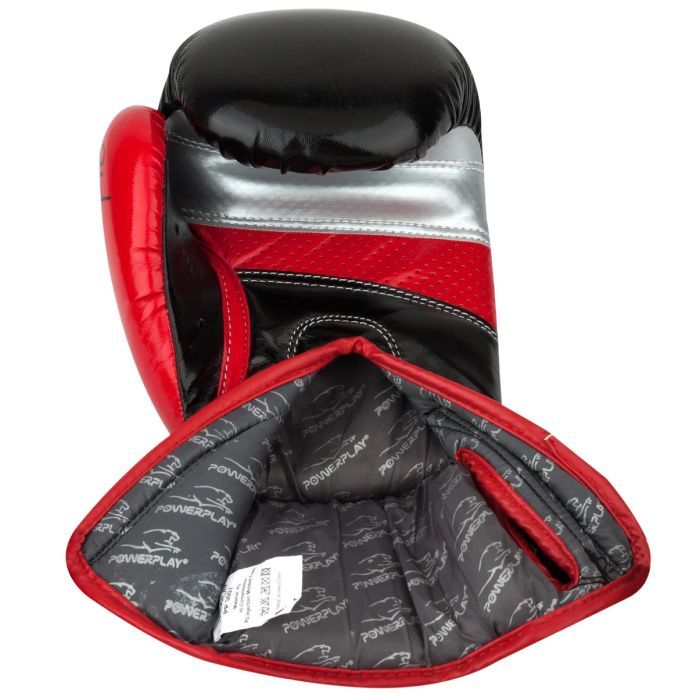 Боксерські рукавички PowerPlay 3007 12oz Black (PP_3007_12oz_Black) зображення 5
