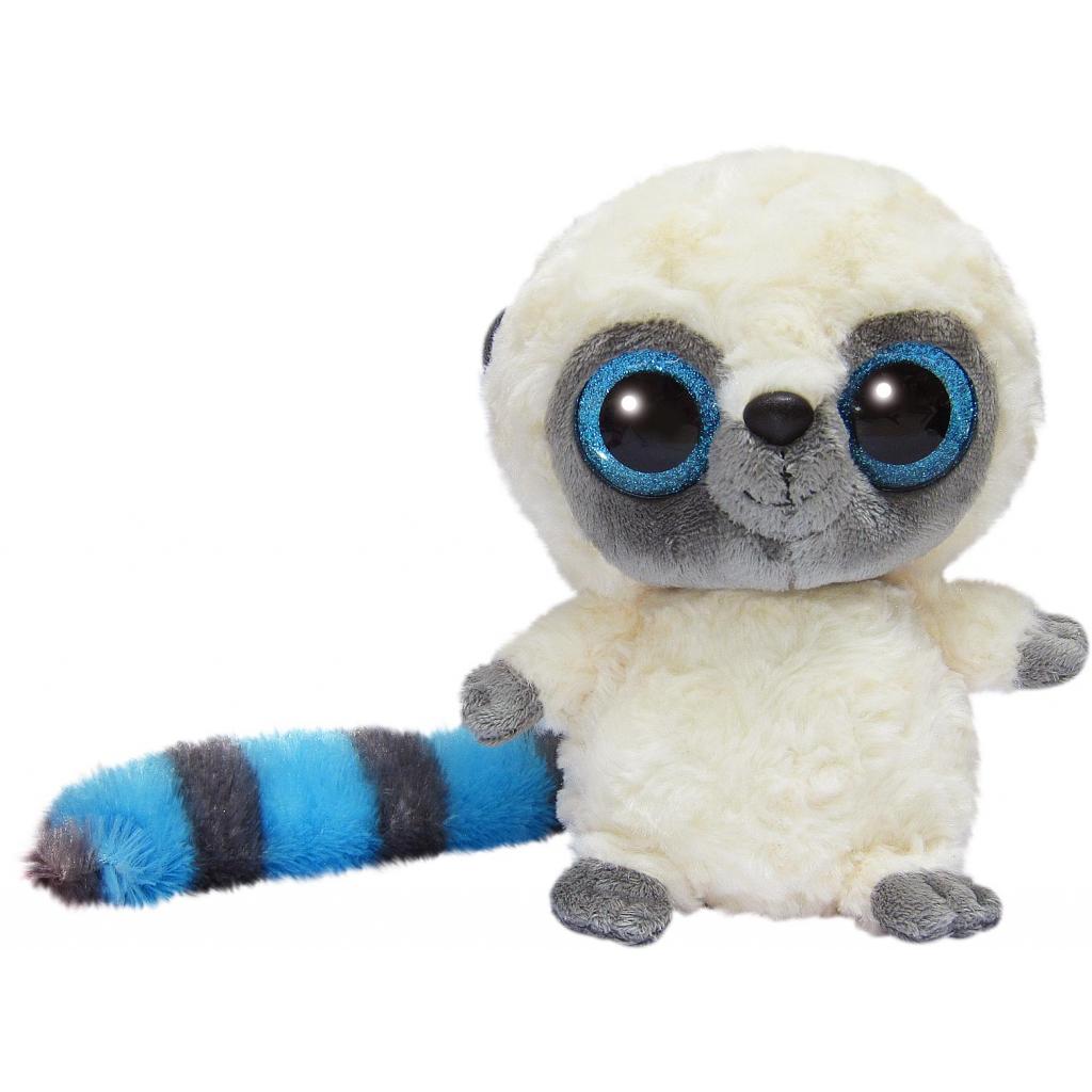 М'яка іграшка Aurora Yoo Нoo Лемур блакитний сяючі очі 23 см (130089A)