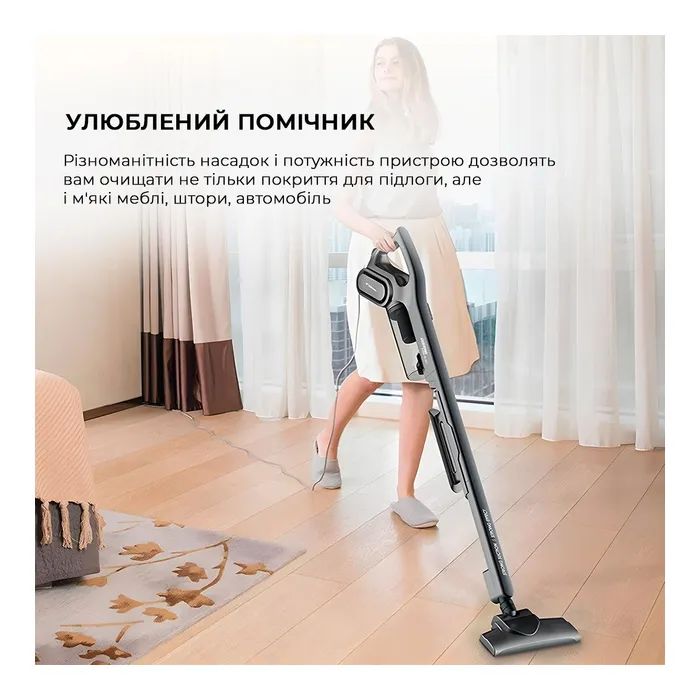 Пылесос Deerma Stick Vacuum Cleaner Cord Gray (DX700S) изображение 11
