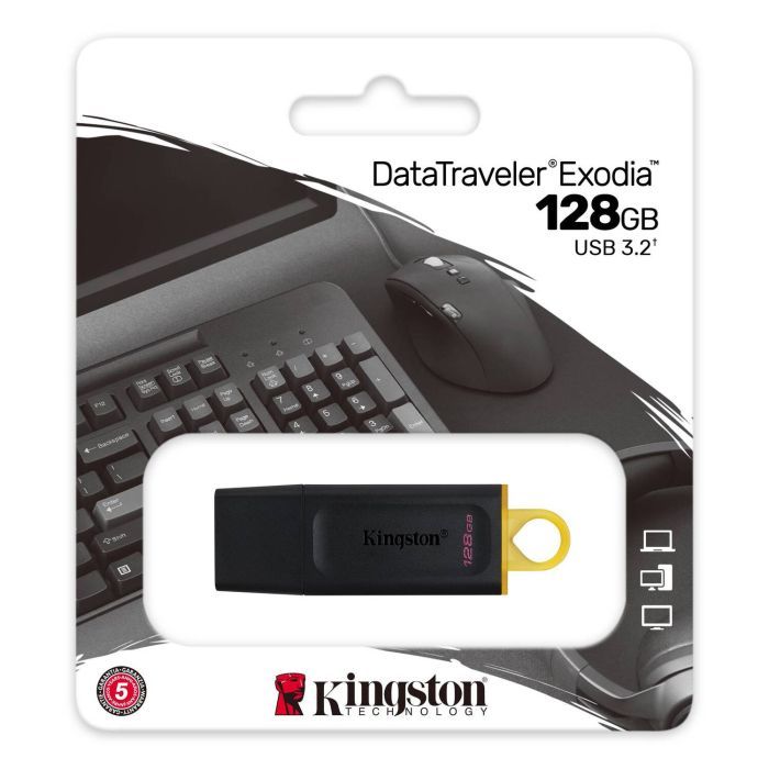 USB флеш накопитель Kingston 256GB DataTraveler Exodia Black/Pink USB 3.2 (DTX/256GB) изображение 4