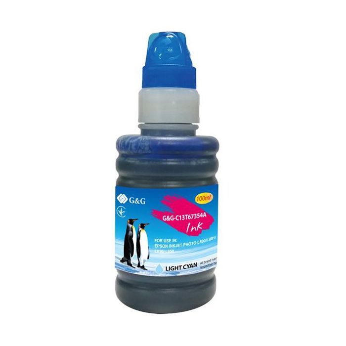 Чернила G&G Epson L800 light cyan, контейнер 100мл (G&G-C13T67354A)