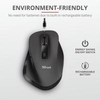 Мышка Trust Fyda Rechargeable Comfort Black (23804) изображение 8