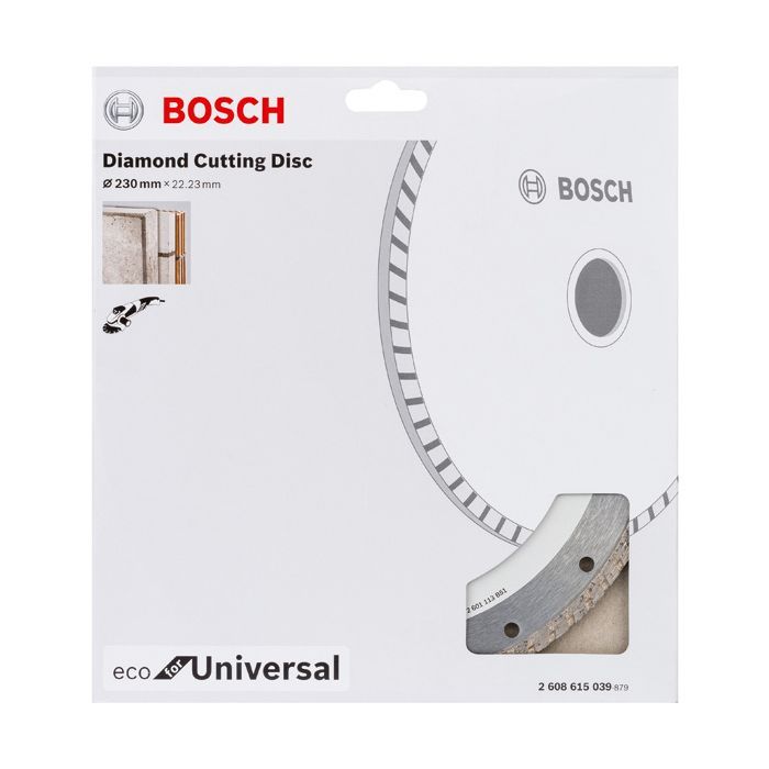 Круг відрізний Bosch ECO Universal Turbo 230-22.23 (2.608.615.039) зображення 2