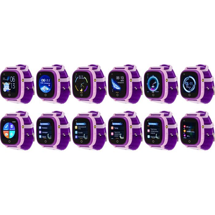 Смарт-годинник Amigo GO005 4G WIFI Kids waterproof Thermometer Pink (747018) зображення 7