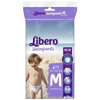 Подгузники Libero Swimpants Medium 10-16 кг 6 шт. (7322540375756)