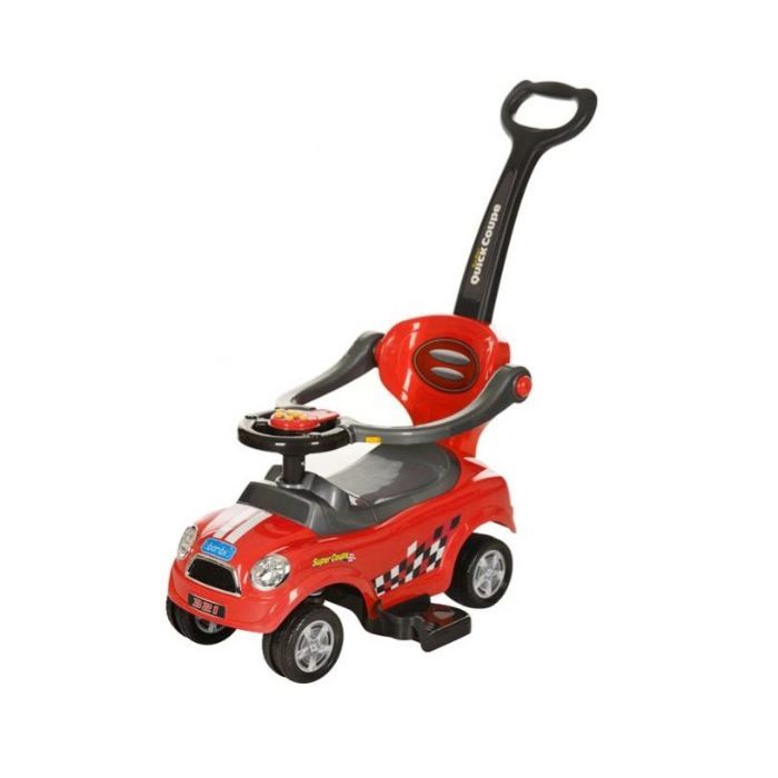 Чудомобиль Bambi с толкателем Красная (Z 321-3)
