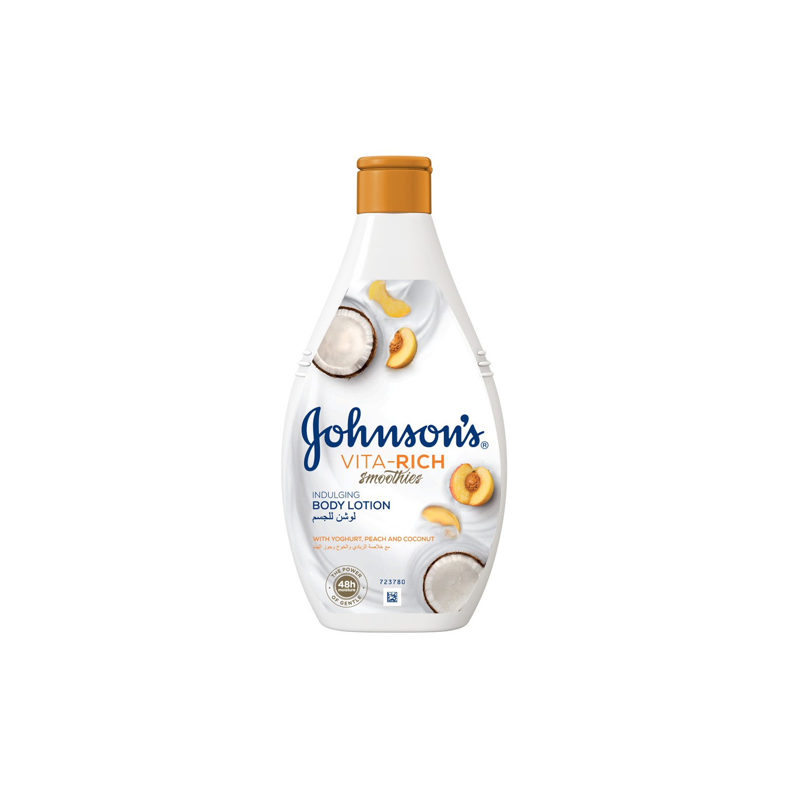 Лосьйон для тіла Johnson's Релаксний з йогуртом, кокосом і екстрактом персика 400 мл (3574661385181/3574661385709)