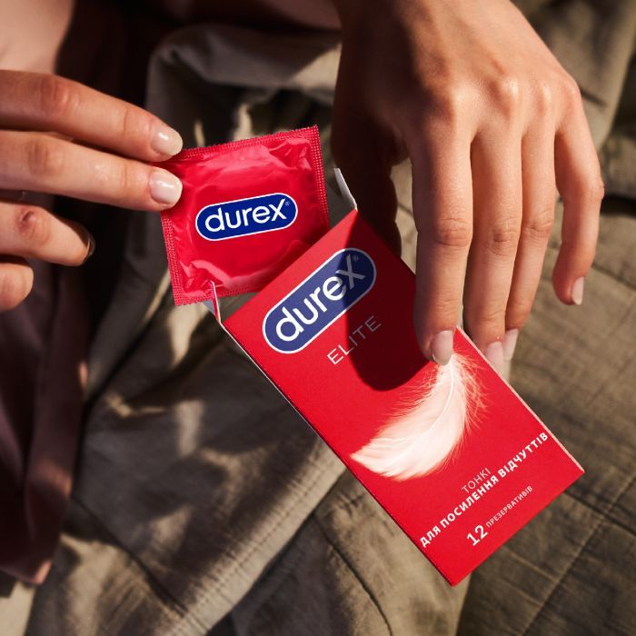 Презервативы Durex Elite с силиконовой смазкой (тонкие) 12 шт. (5010232954229) изображение 5