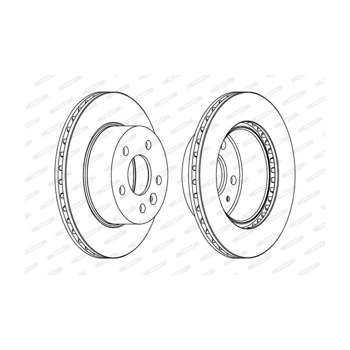 Тормозной диск FERODO DDF860