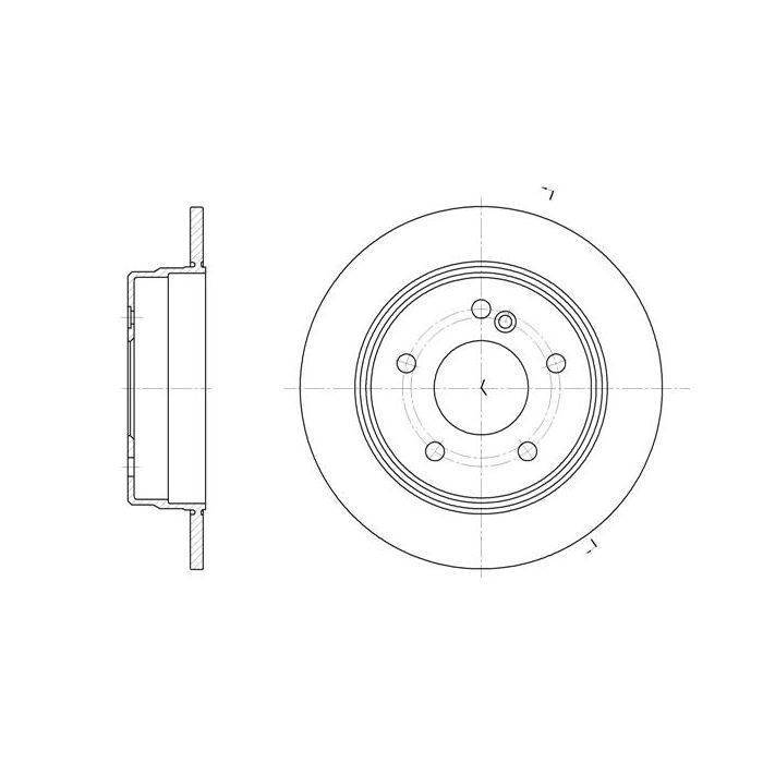 Гальмівний диск REMSA 6193.00