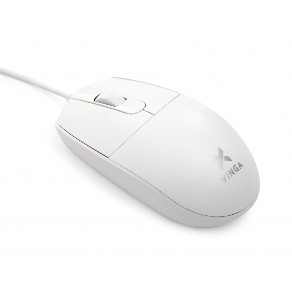 Мишка Vinga MS-110 White зображення 5