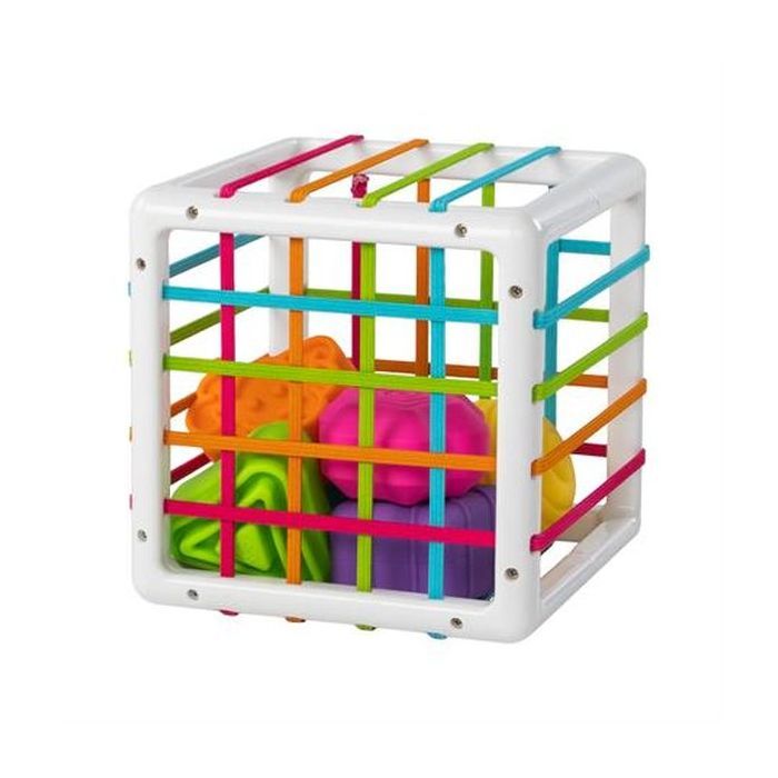 Развивающая игрушка Fat Brain Toys Куб-сортер со стенками-шнурочками InnyBin (F251ML) изображение 3