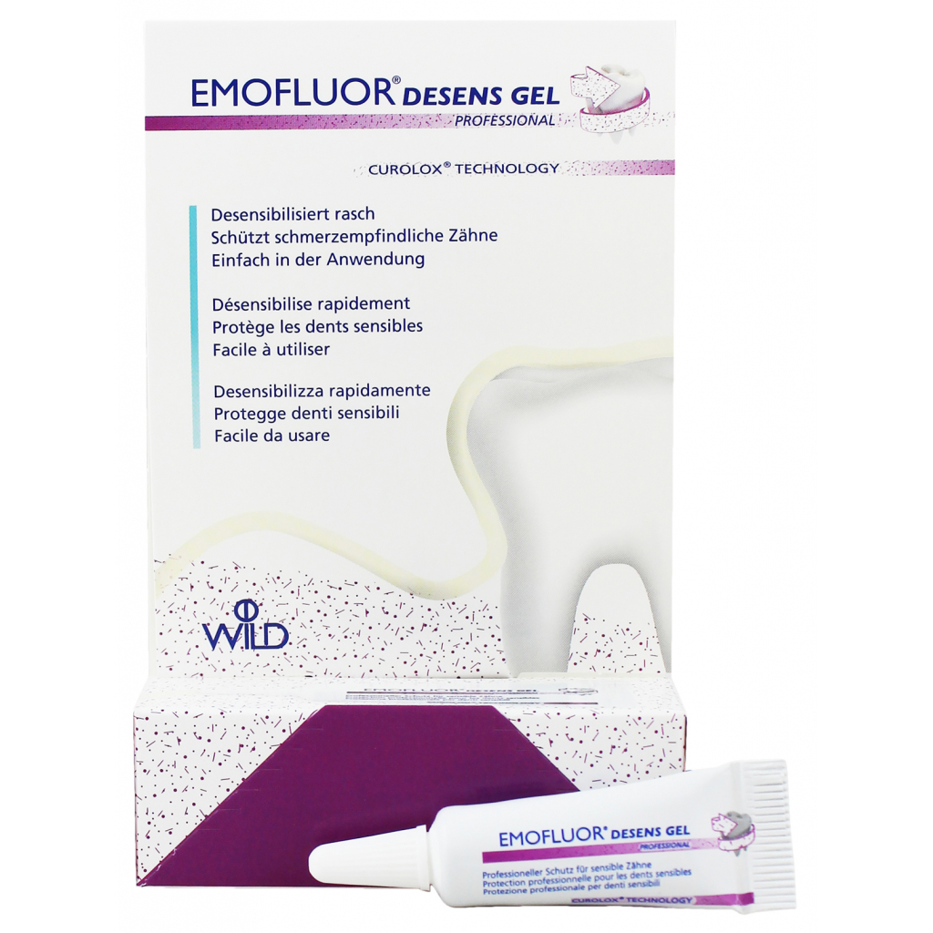Гель для полости рта Dr. Wild Emofluor Desens профессиональный для чувствительных зубов 3 мл (2100000025213) изображение 2
