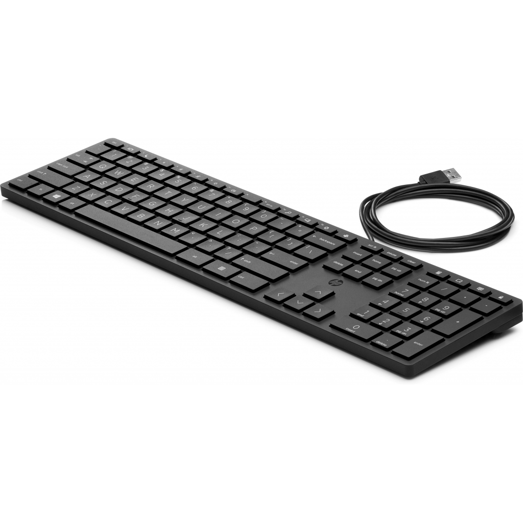 Клавіатура HP 320K USB Ukr Black (9SR37AA) зображення 2