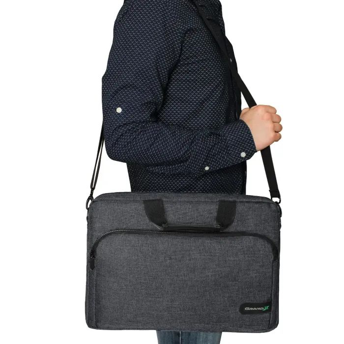 Сумка для ноутбука Grand-X 14'' SB-148 soft pocket Brown (SB-148B) зображення 9
