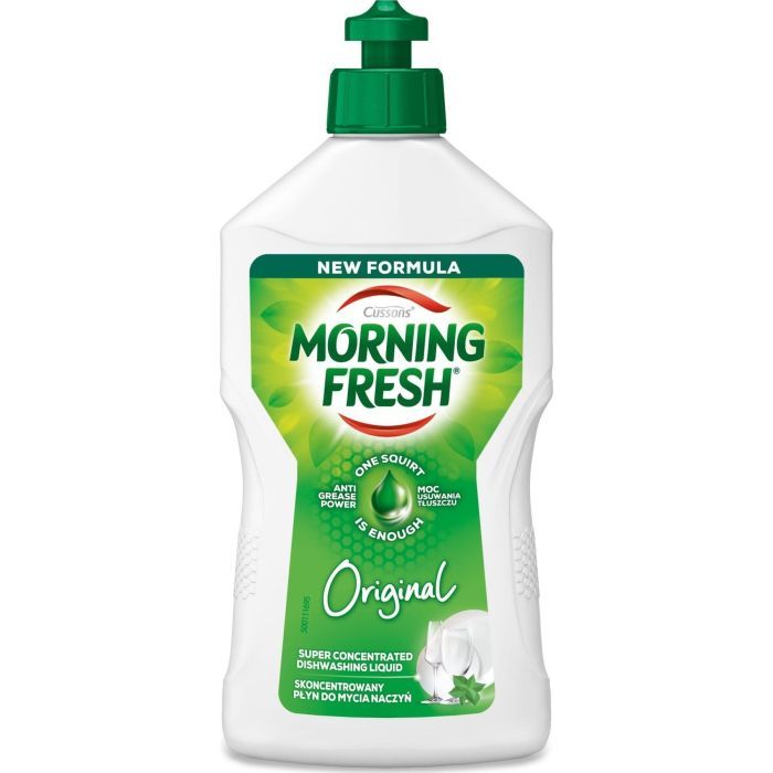 Засіб для ручного миття посуду Morning Fresh Original 400 мл (5000101509599/8998103018799)