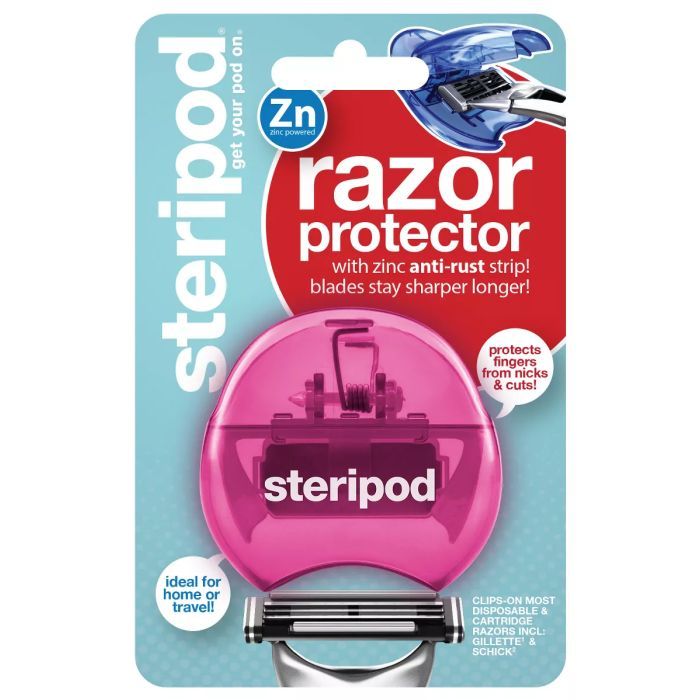 Футляр для бритвы Steripod с цинковой антикоррозийной полоской жемчужный (754349912227)