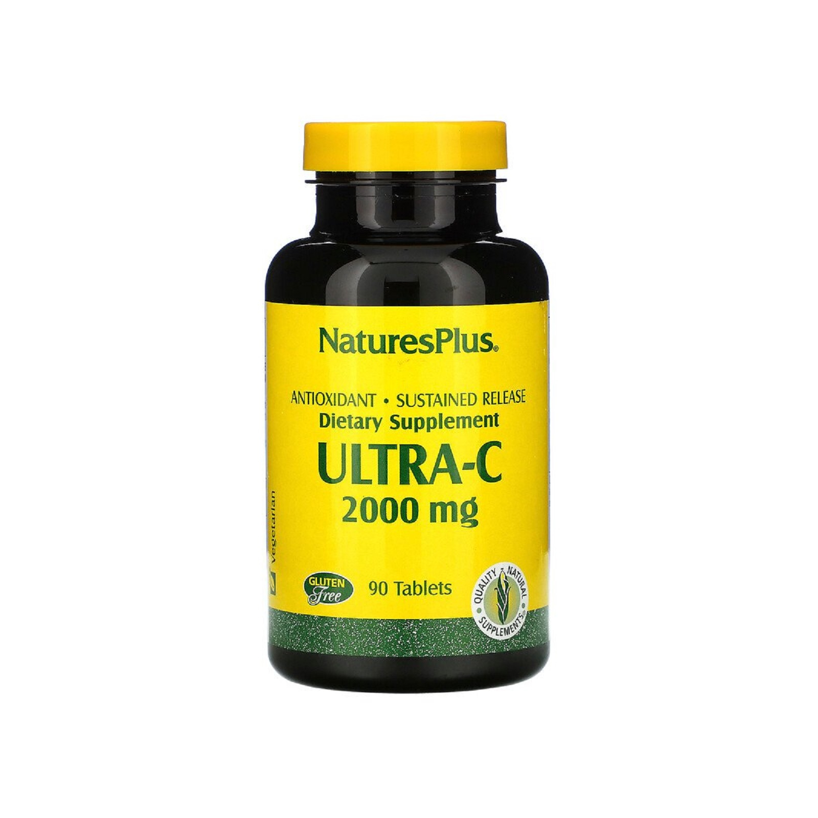 Вітамін Natures Plus Вітамін С, Ultra-C, 2000мг, Nature's Plus, 90 таблеток (NAP-02221)