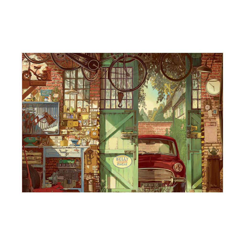 Пазл Educa Старый гараж Арли Джонс 1500 элементов (6425213) изображение 2