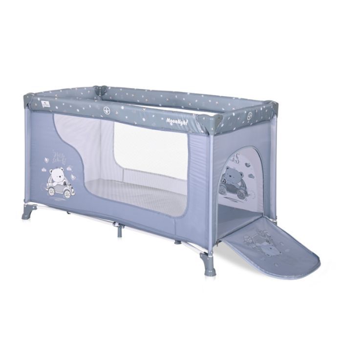 Детский манеж Bertoni/Lorelli MOONLIGHT 1L silver blue изображение 3