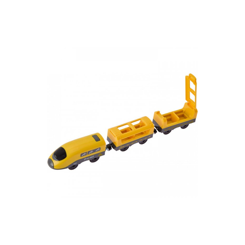 Железная дорога ZIPP Toys Городской экспресс 92 детали, Желтый (AU6881AB) изображение 8