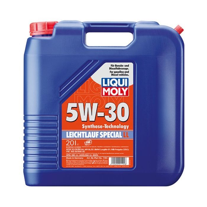 Моторное масло Liqui Moly Special Tec LL SAE 5W-30  20л. (1194)