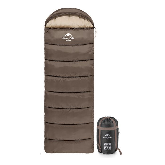Спальный мешок Naturehike U350 NH20MSD07 Hollow Cotton Right Brown (6927595767221-R)