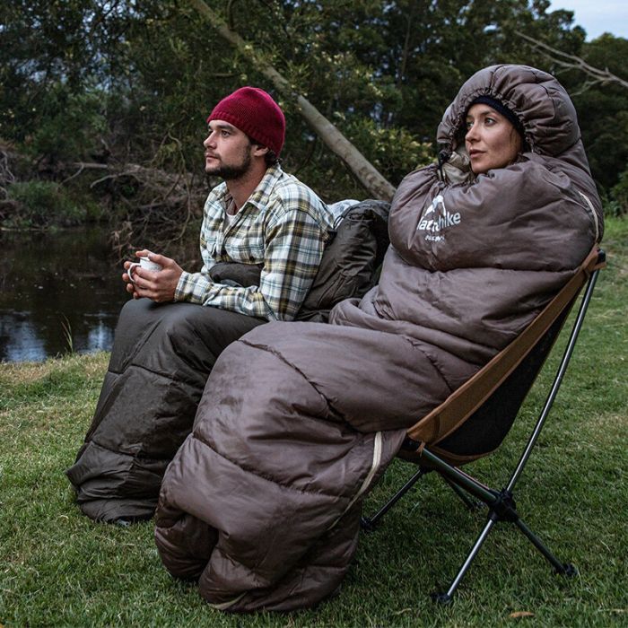 Спальный мешок Naturehike U350 NH20MSD07 Hollow Cotton Right Brown (6927595767221-R) изображение 3