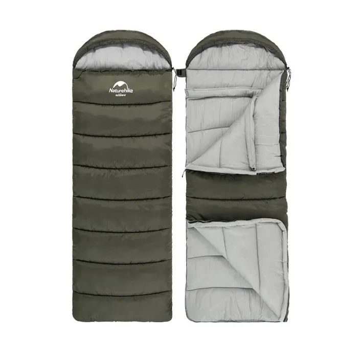 Спальный мешок Naturehike U350 NH20MSD07 Hollow Cotton Left Brown (6927595767221-L) изображение 4