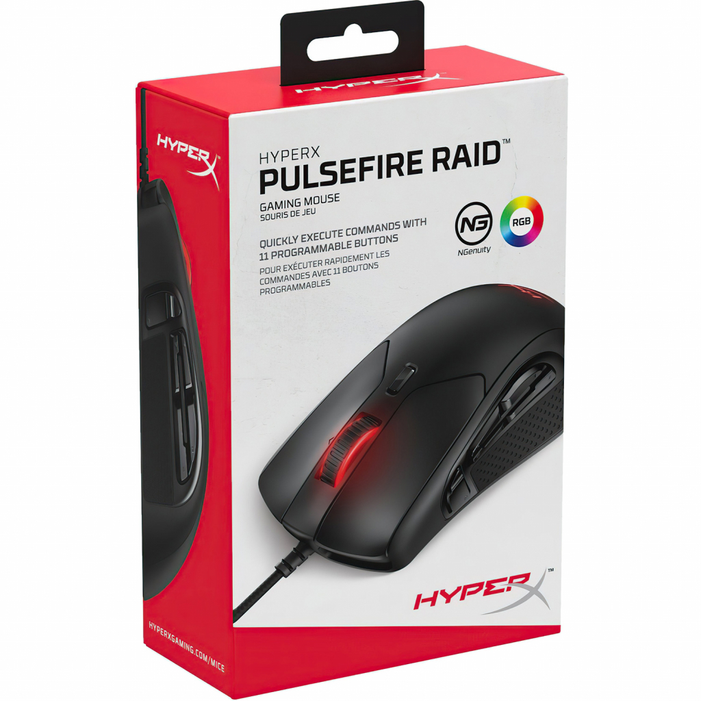 Мышка HyperX Pulsefire Raid USB Black (4P5Q3AA) изображение 4