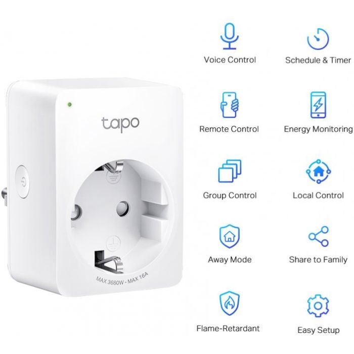 Умная розетка TP-Link Tapo P110 изображение 2