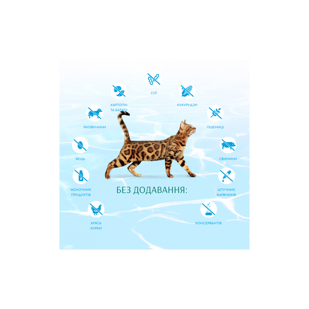 Сухий корм для кішок Optimeal Beauty Podium на основі морепродуктів 1.5 кг (4820215366885) зображення 5