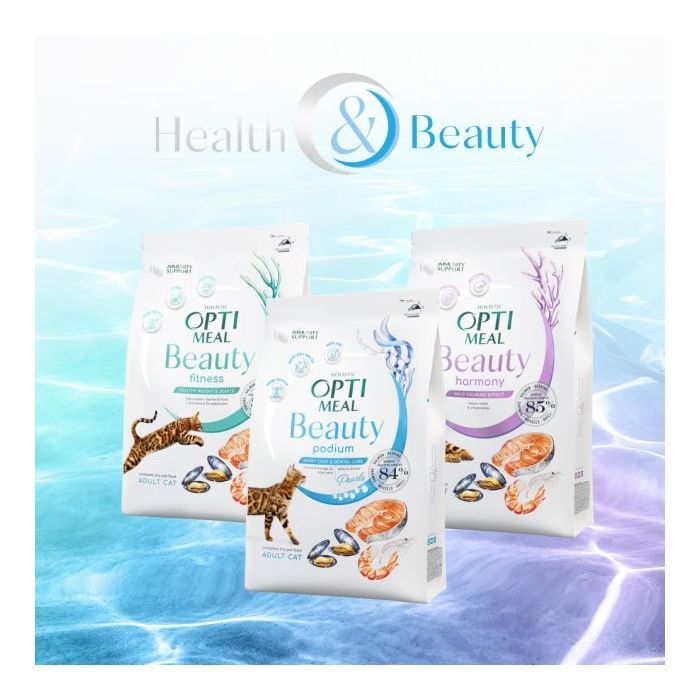 Сухой корм для кошек Optimeal Beauty Podium на основе морепродуктов 1.5 кг (4820215366885) изображение 9