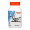Пробиотики Doctor's Best Бетаин HCL и Пепсин, Betaine HCL & Pepsin, 120 капсул (DRB-00163)